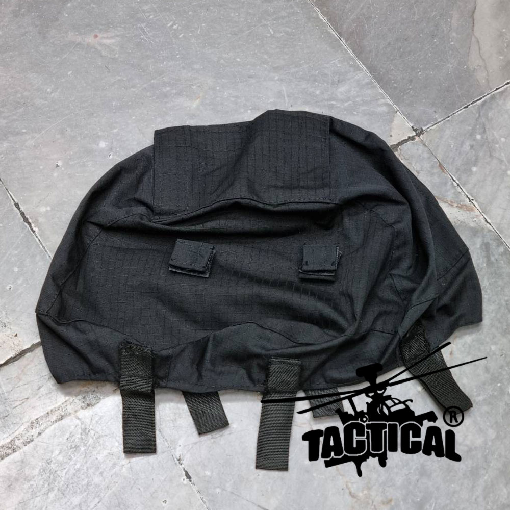 ผ้าคลุมหมวกคอบร้า มีสายรัดแว่น ช่องใส่แผนที่