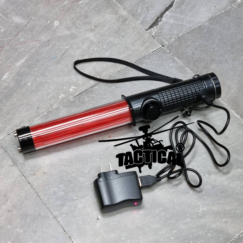 กระบองไฟจราจร สั้น (ชาร์จไฟได้)