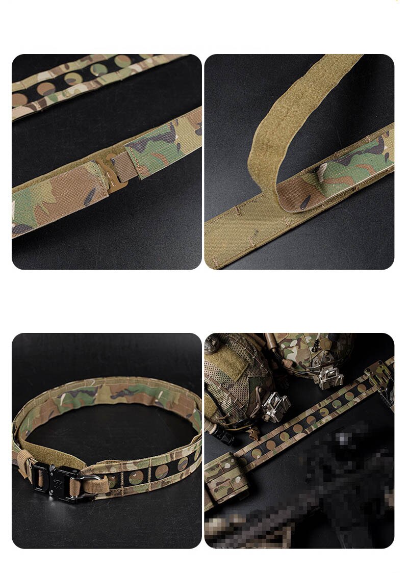 เข็มขัด Tactical 2 ชั้น ทรง Bison