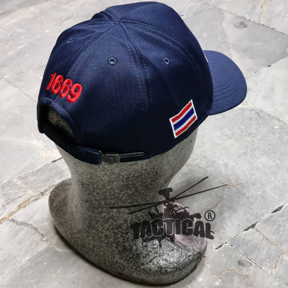 หมวกแก๊ป กรมท่า RESCUE ซิปหลัง