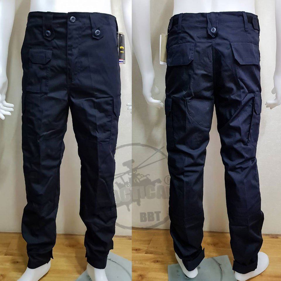 กางเกงเดี่ยว ACU(2) กรมท่า ผ้ากันลม (มีตีนตุ๊กแกปลายขา)