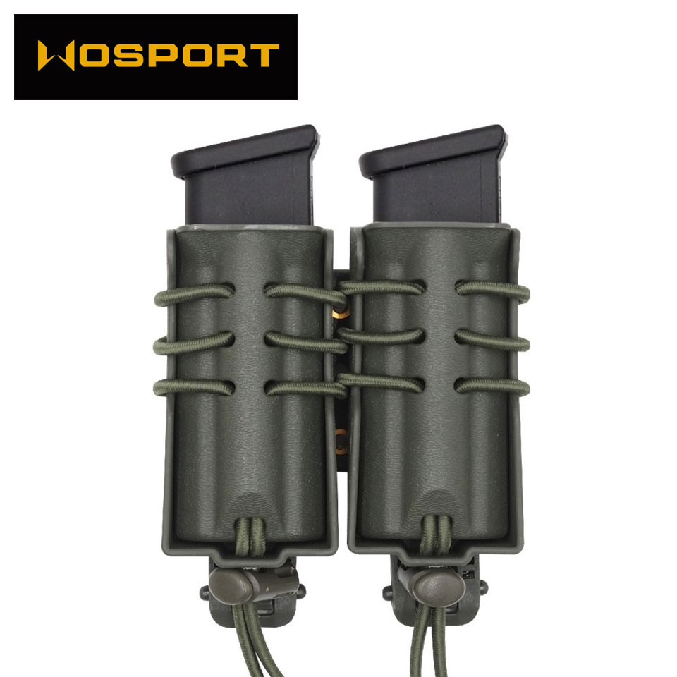 ซองแม็กกาซีนคู่ 9 mm. (Wosport)