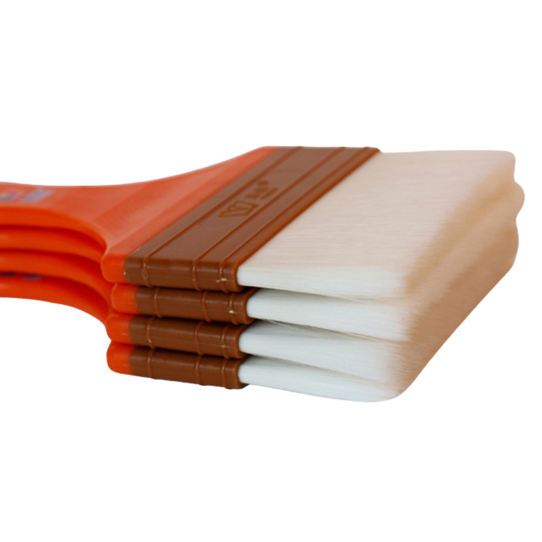 แปรงขนสัตว์ไร้ร่องรอย เบอร์ 3 หน้ากว้าง 8 ซม. รหัส 2886