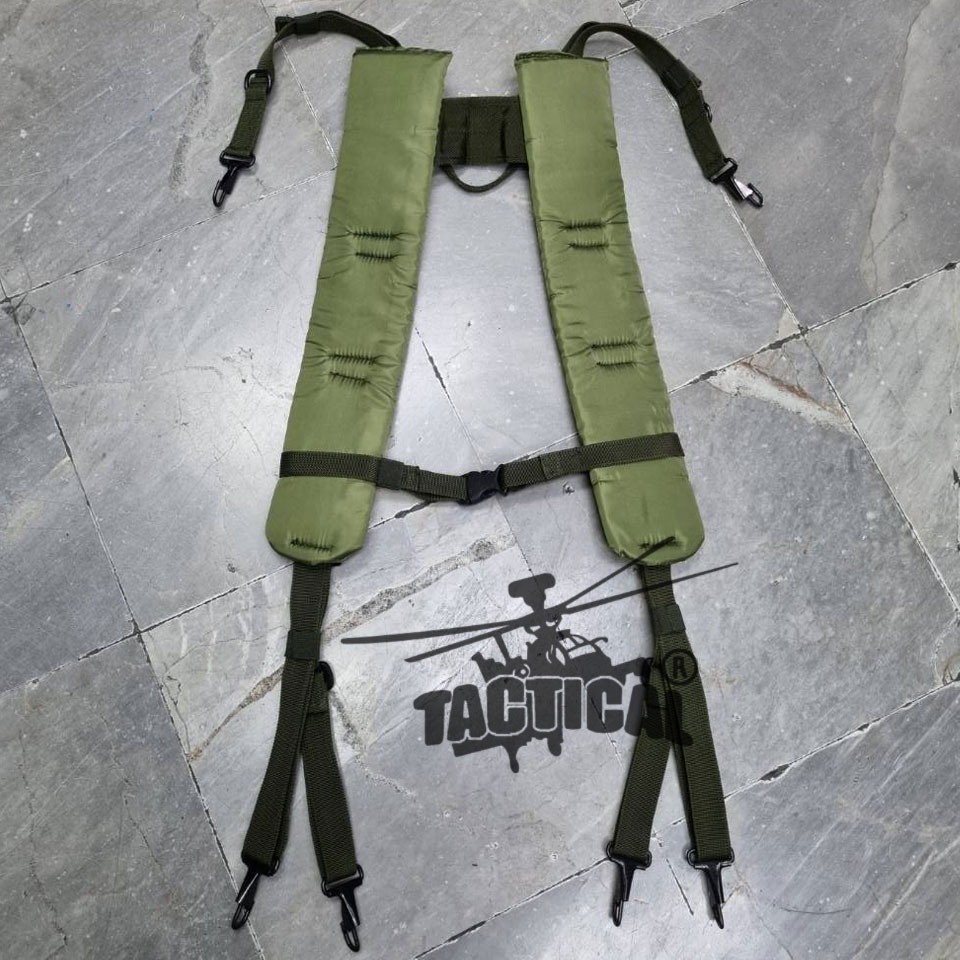 ชุดเข็มขัด + สายโยงบ่า แบบใหม่ (เหล็ก/ทองเหลือง) มีแยกขายเป็นชิ้น