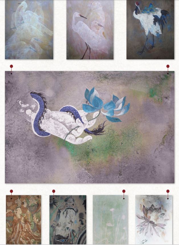 จิตรกรรมจีนคลาสสิคของYunYun ศิลปินสีน้ำแห่งปี