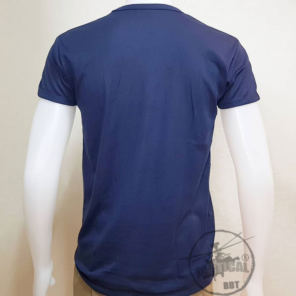 เสื้อยืดแขนสั้น คอวี ผ้า TC 5 สี (ดำ น้ำตาล เขียว กรมท่า ขาว)