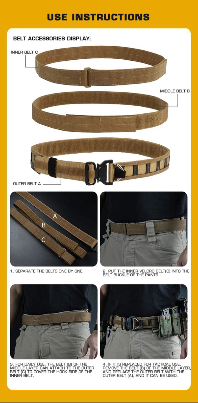 เข็มขัดสนาม Cobra (Wosport)