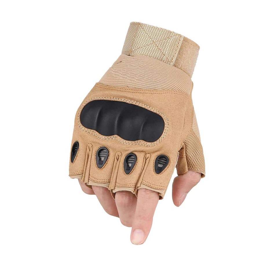 ถุงมือสนับแข็ง ครึ่งนิ้ว Bogie.1