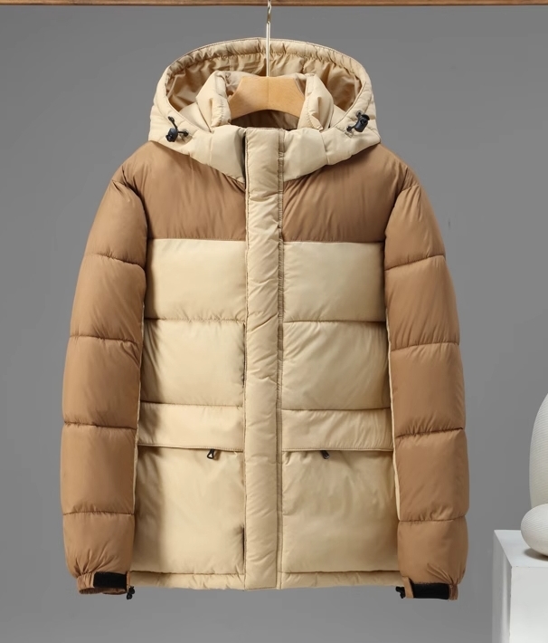 M2324-0009 แจ๊คเก็ตไซส์ใหญ่ของผู้ชาย ยาวกำลังดี มีHood