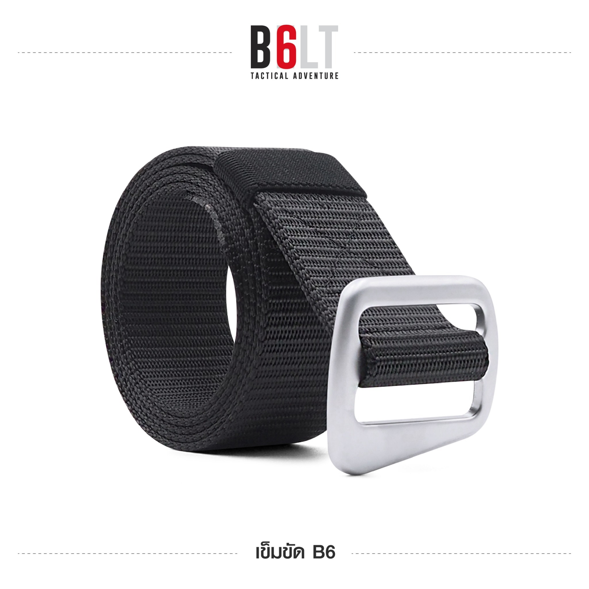 เข็มขัดไนลอน แท้ 100% B6