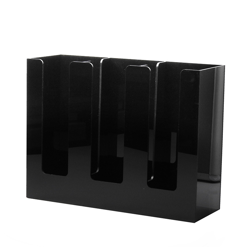 กล่องอะคริลิคใส่แก้วกาแฟเย็น และเครืองดื่ม 3 ช่อง 1610-530