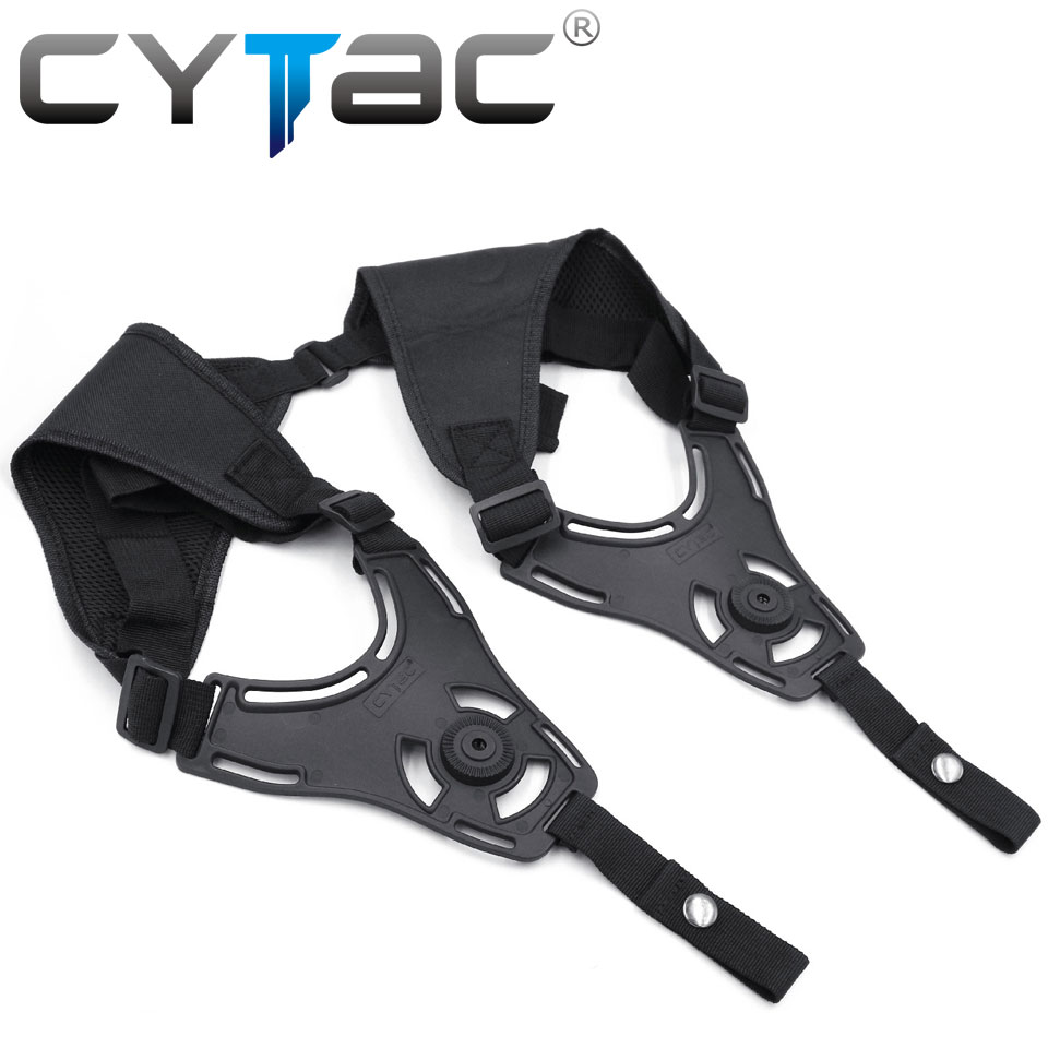 (ของแท้) เพลทสะพายไหล่คู่ ติดกับซองปืน ซองแม็ก Cytac (CY-SHH)