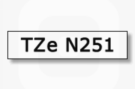 เทปพิมพ์อักษร TZE-N251