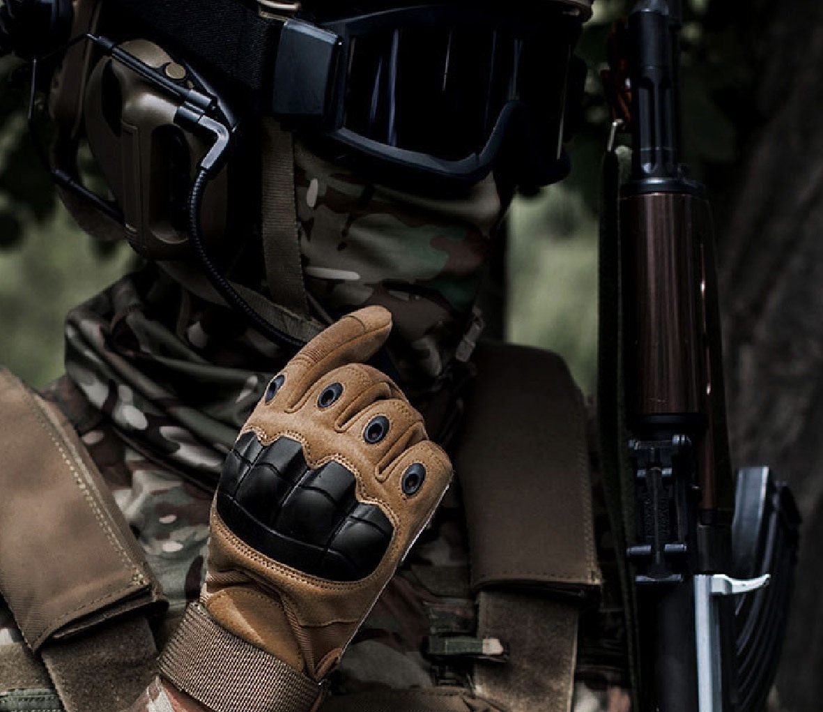 ถุงมือเต็มนิ้ว OK สนับนิ่ม (3 สี)