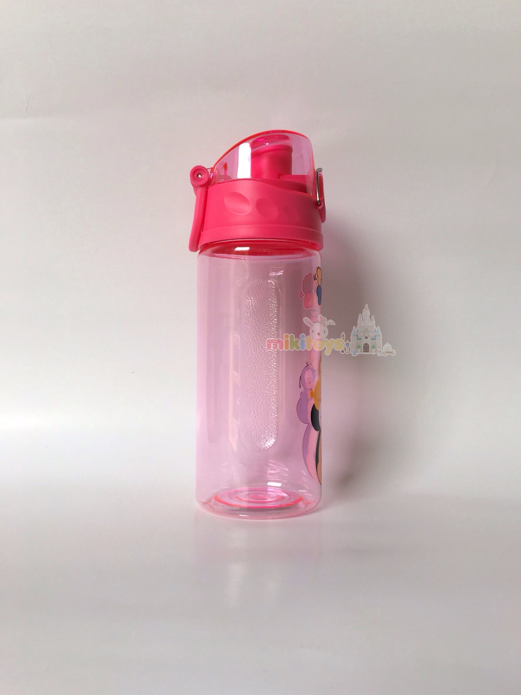 กระติกน้ำเด็ก Tsum Tsum PINK รุ่นยกดื่ม สีชมพูใสๆ *BPA Freeปลอดภัยค่ะ