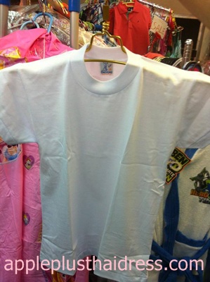 KF01 เสื้อยืดคอกลมสีขาว (เด็ก)