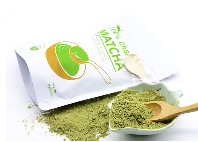 ผงชาเขียวมัทฉะ 100 กรัม 500 MESH ถุงสีขาว รหัส 1868