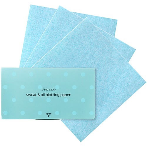Shiseido Sweat & Oil blotting paper 010 ชิเซโด้กระดาษซับมัน ซับเหงื่อ รหัส010 1กล่อง 90แผ่น