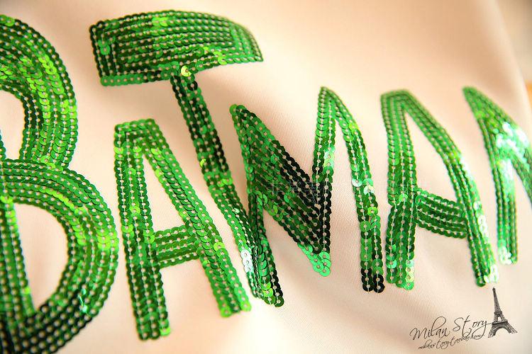 ##พร้อมส่ง## เซตคู่ เสื้อกางเกงกระโปรงแฟชั่น ทั้งไซส์ใหญ่ ไซส์เล็ก เสื้อแขนสั้นเย็บBatman กางเกงขาสั้นดีไซส์ทันสมัย สี : ขาวเขียว