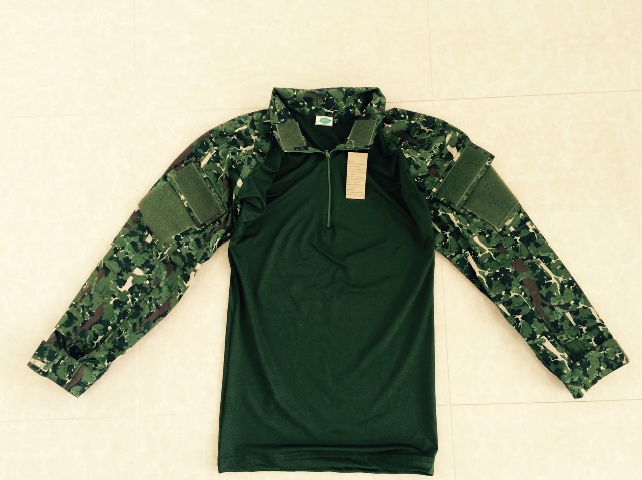 เสื้อ Combat Shirt พรางป่าไม้ (ลายใหม่)