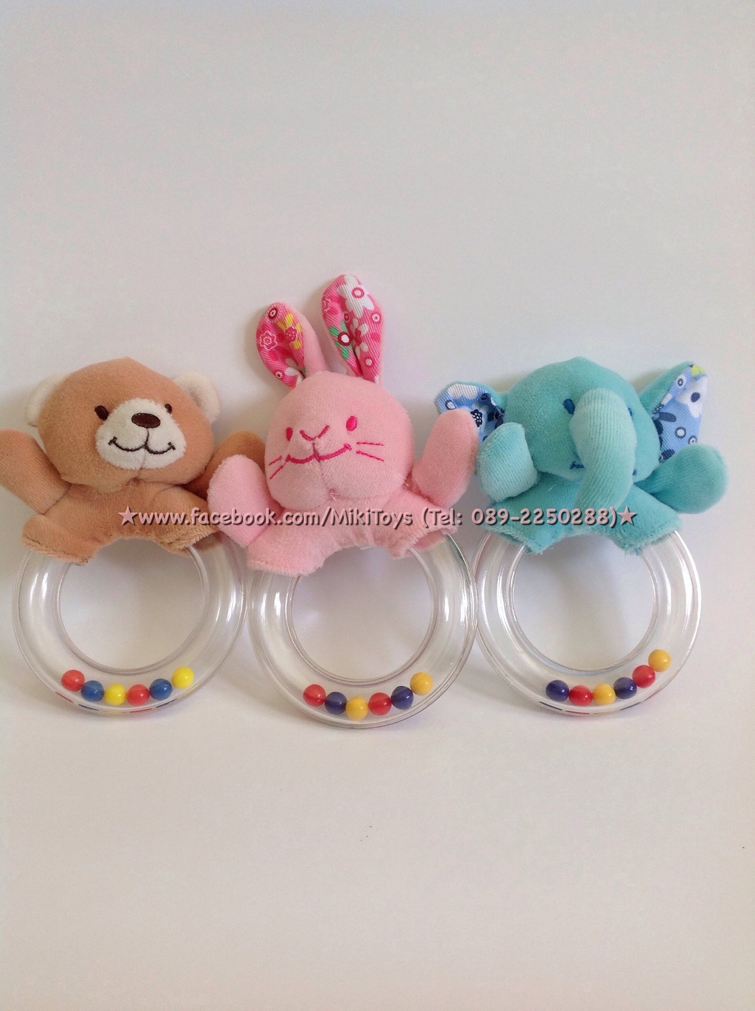 ห่วงเขย่ามือ Carter's น่ารักฝุดๆ 1เซตมีสามชิ้นค่ะ*ส่งฟรีค่ะ^^