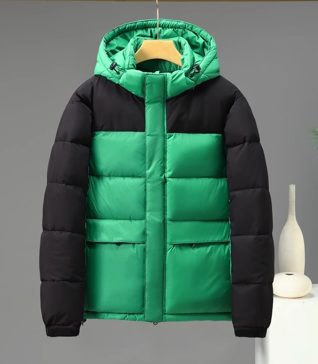 M2324-0009 แจ๊คเก็ตไซส์ใหญ่ของผู้ชาย ยาวกำลังดี มีHood