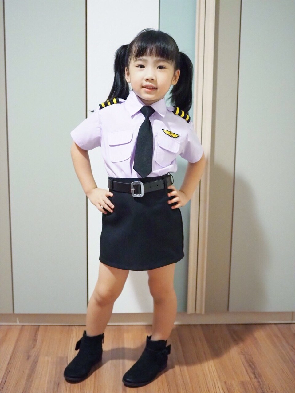 ชุดนักบินชุดอาชีพในฝันสำหรับเด็ก(หญิง)