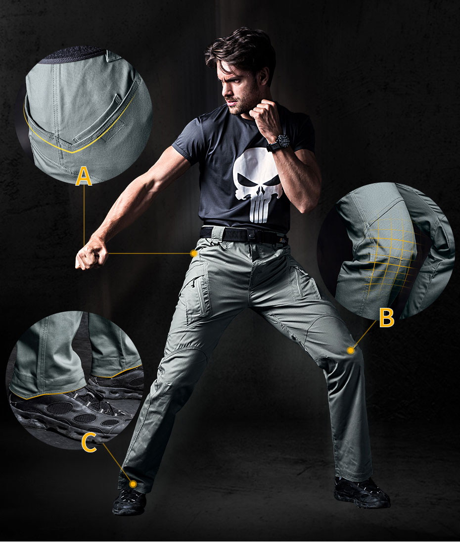 กางเกง Sector Seven IX9C เขียว ผ้าเบา ยืด กันน้ำ (ของแท้)