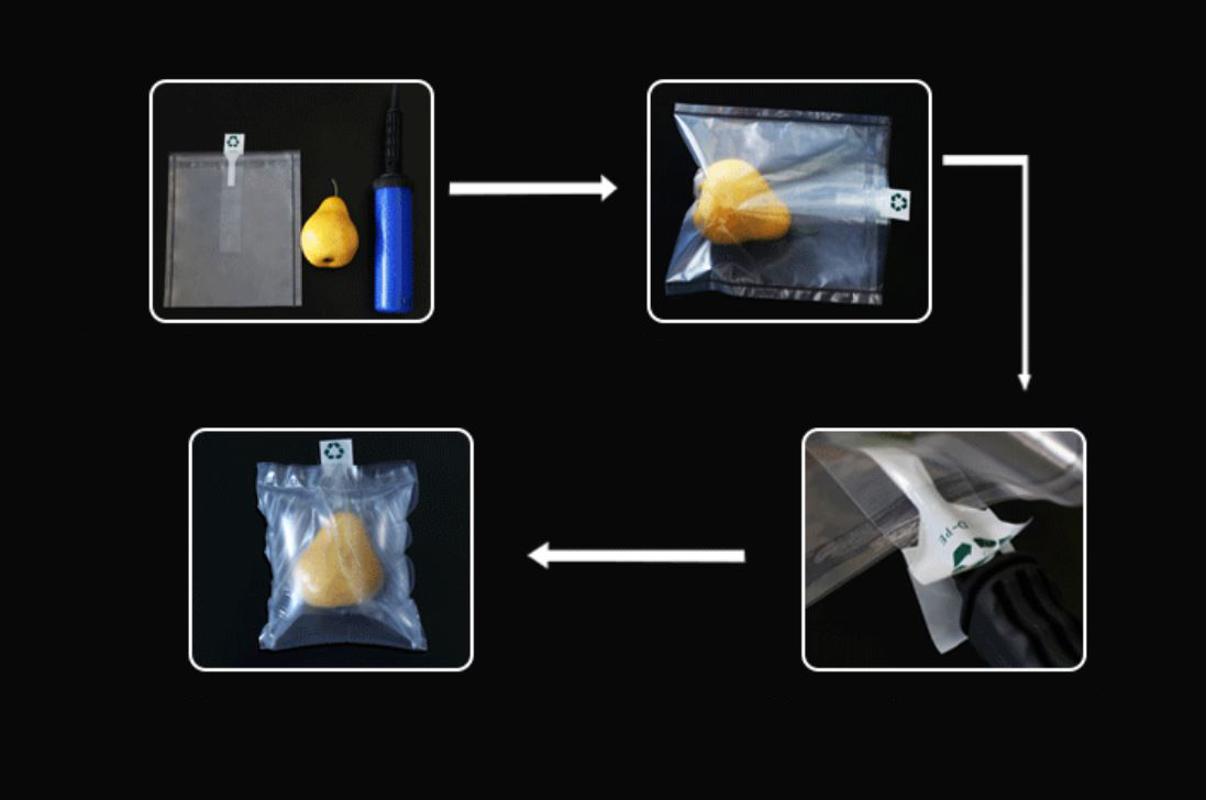 Akachan Bag in Bag ถุงเป่าลมใส่ของกันกระแทก แพ็ค 100 ชิ้น