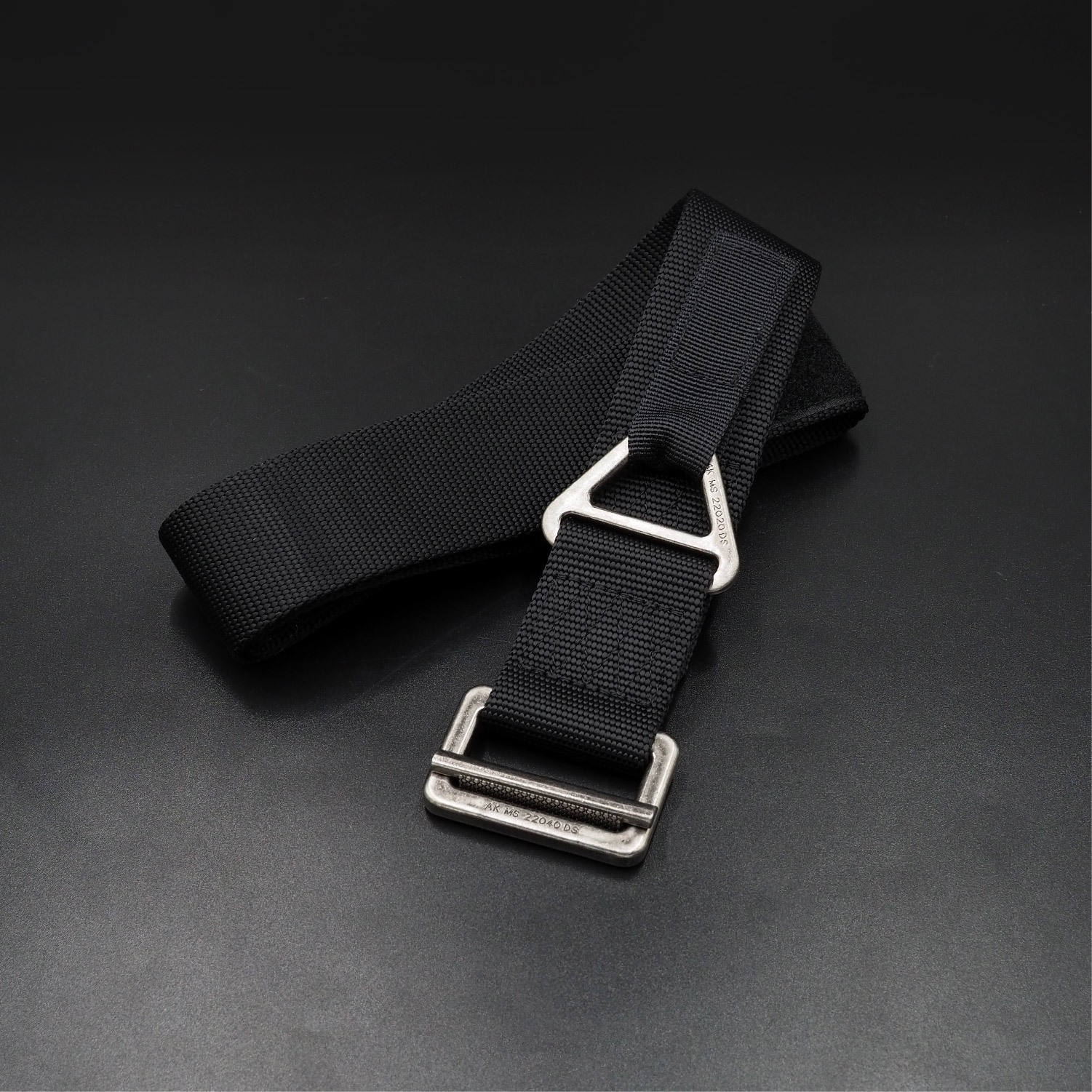 เข็มขัดไนลอนแท้ 100% C-1 หัว BK โรยตัว