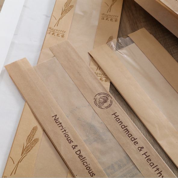 ถุงใส่ขนมปังบาเก็ต (ขนมปังแท่งสั้น-ยาว) แพ็ค 25-50 ชิ้น