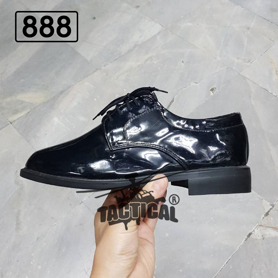 รองเท้าคัทชู ผูกเชือก หนังแก้ว 888