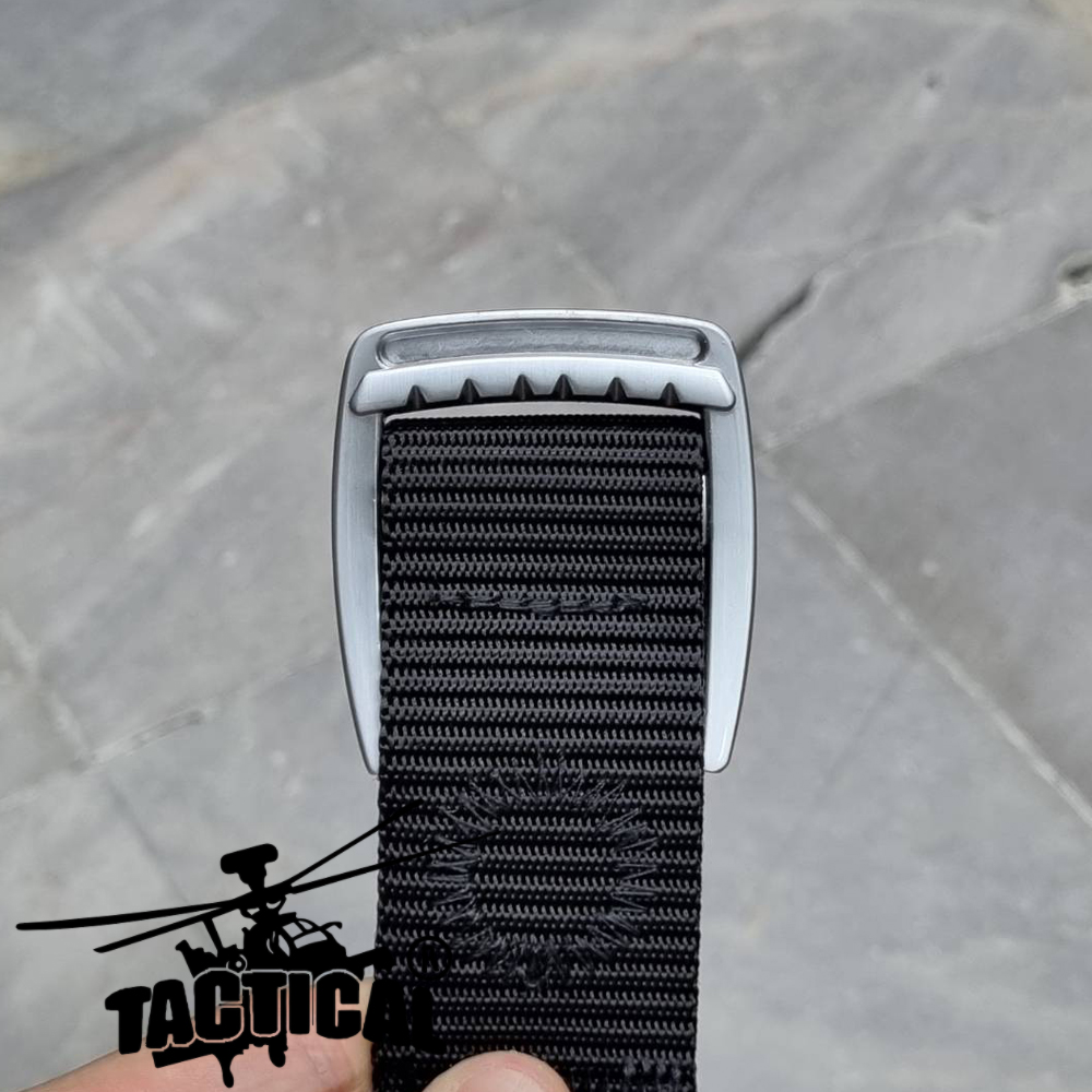 เข็มขัดไนลอน หัวเงินเงา Cytac