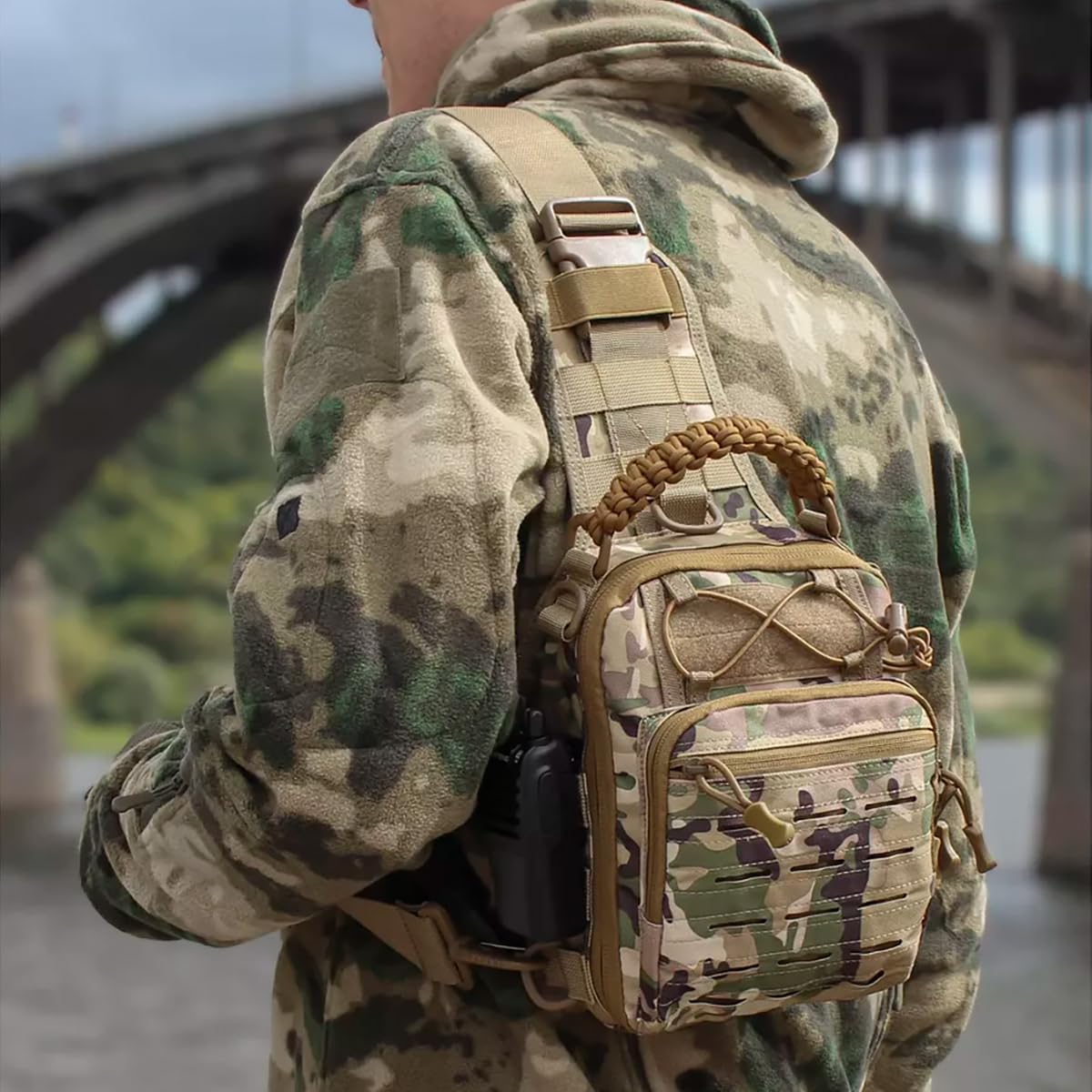 กระเป๋าสะพายเฉียงยุทธวิธี (Tactical Sling Bag)