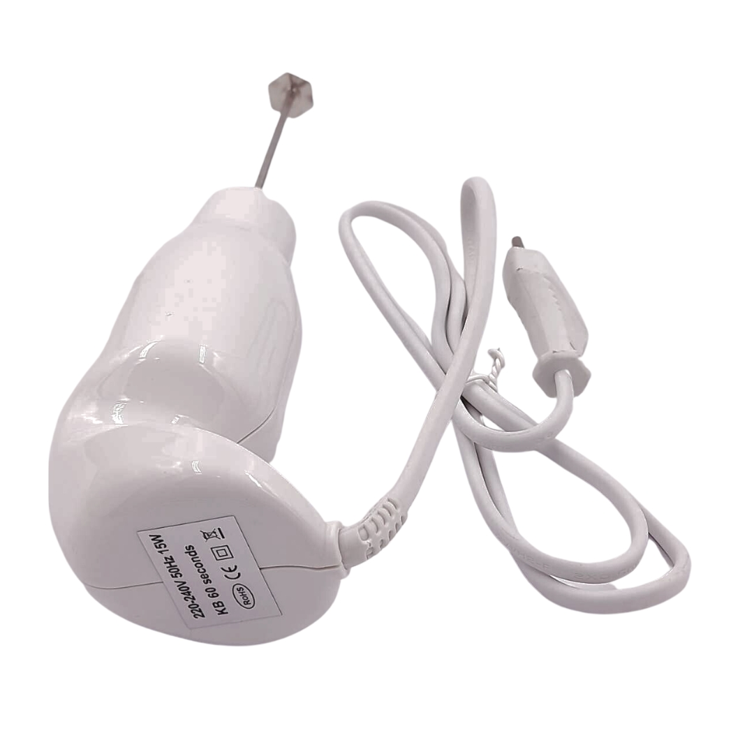 เครื่องตีผสมก้านตีหกเหลี่ยมสแตนเลสสำหรับละลายผงโกโก้ผงชามัชชะ 15w รหัส 2520