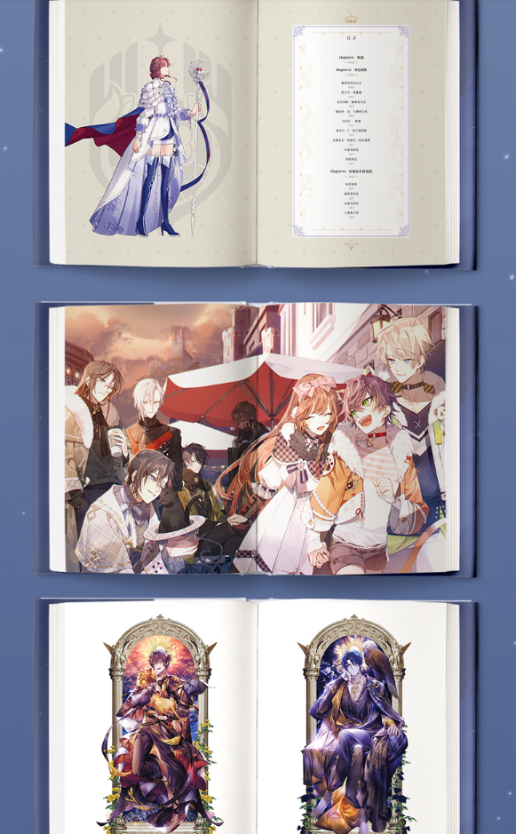 The Throne of girl (少女的王座) official art book (หนังสือมีตำหนิยับมุมลบราคาค่ะ)