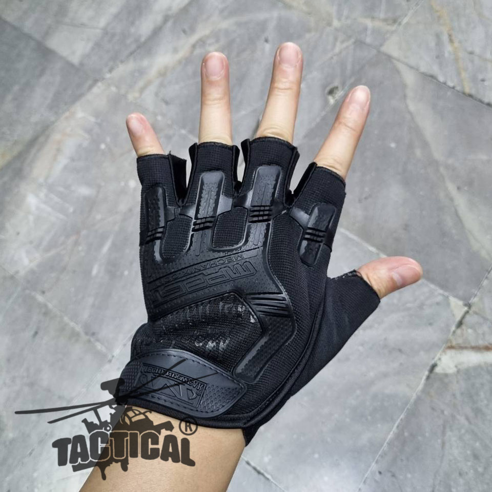 ถุงมือครึ่งนิ้ว Mechanix รุ่น M-Pact (บาง) Free Size