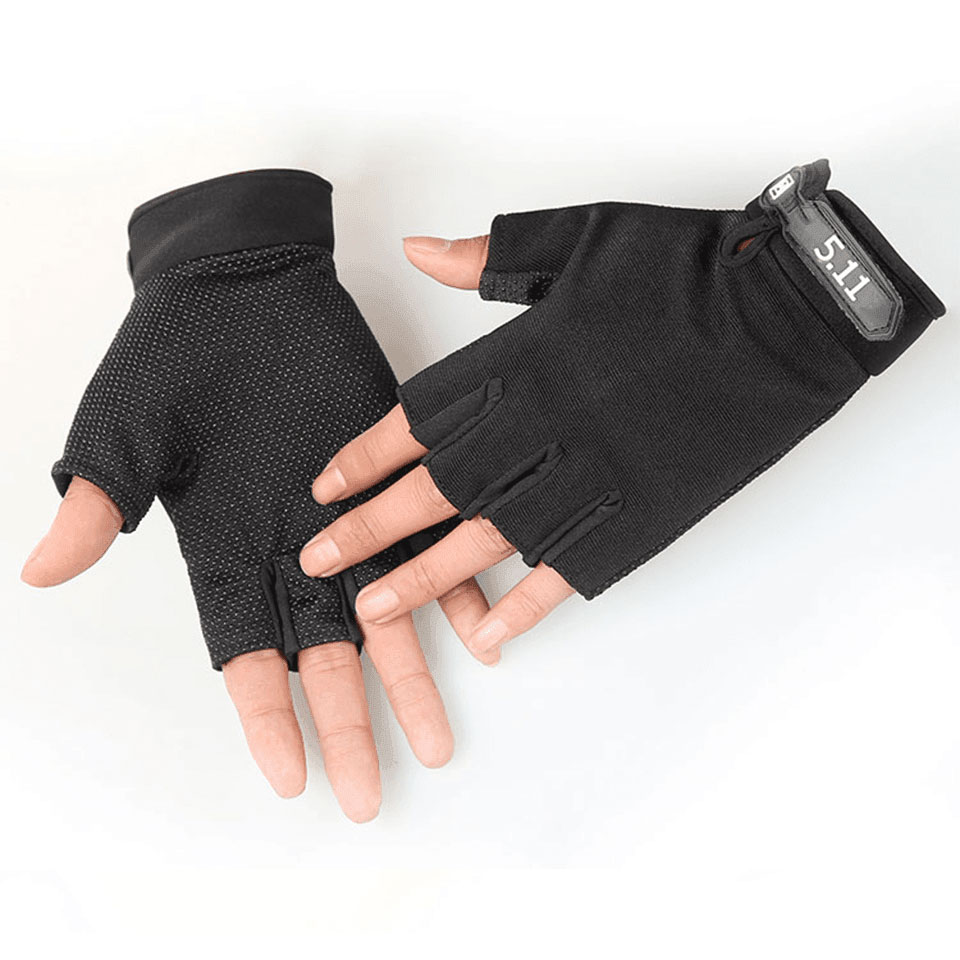 ถุงมือ ผ้า ครึ่งนิ้ว