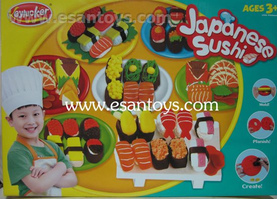 แป้งโดว์ซูชิ+ขนมเค้ก