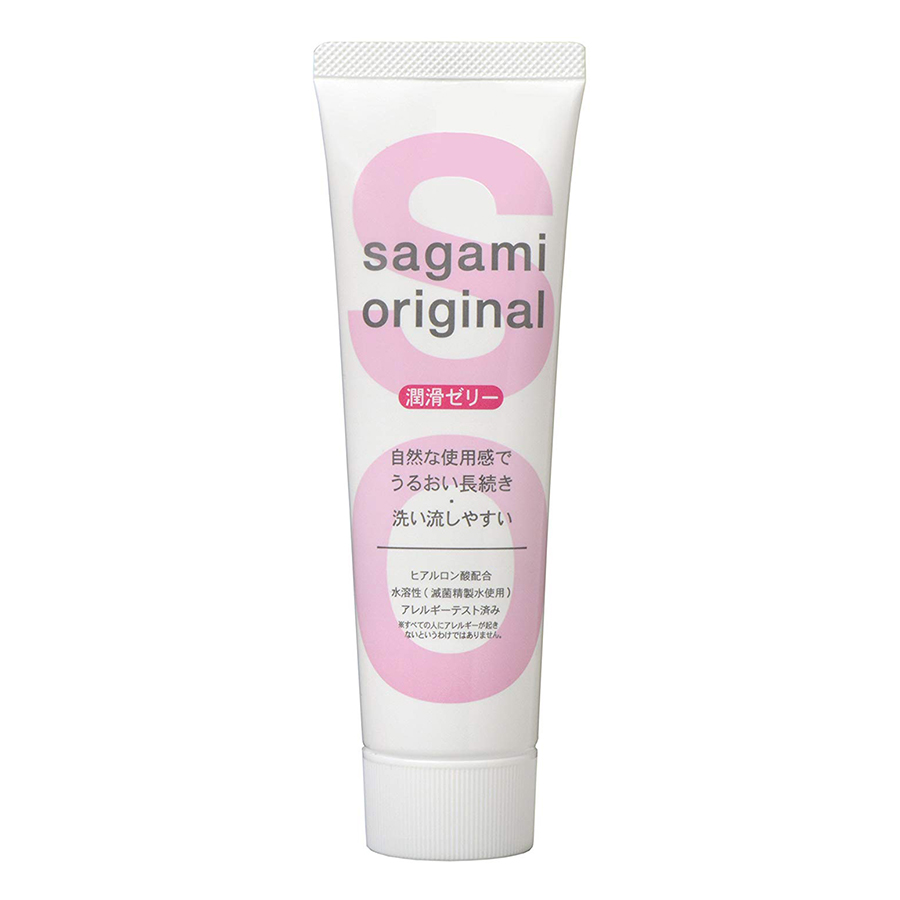 Sagami Original lubricating Jelly ซากามิ เจลหล่อลื่น ให้ความชุ่มชื้นล้างออกง่าย ไม่มีสีไม่กลิ่น ไม่เหนี่ยวเหนอะ ขนาด 60กรัม サガミオリジナル 潤滑ゼリー