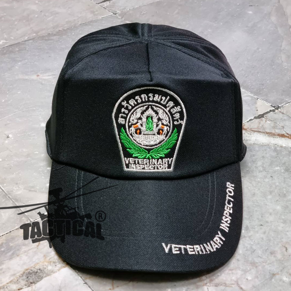 หมวกแก๊ป สารวัตรกรมปศุสัตว์ ซิปหลัง