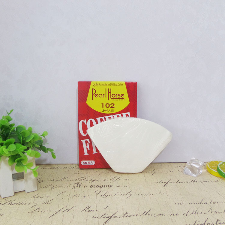 กระดาษกรองกาแฟดริป ทรงกรวยตัด สำหรับดริปเปอร์ ขนาด 2-4 คัพ หรือ 102S 1610-658