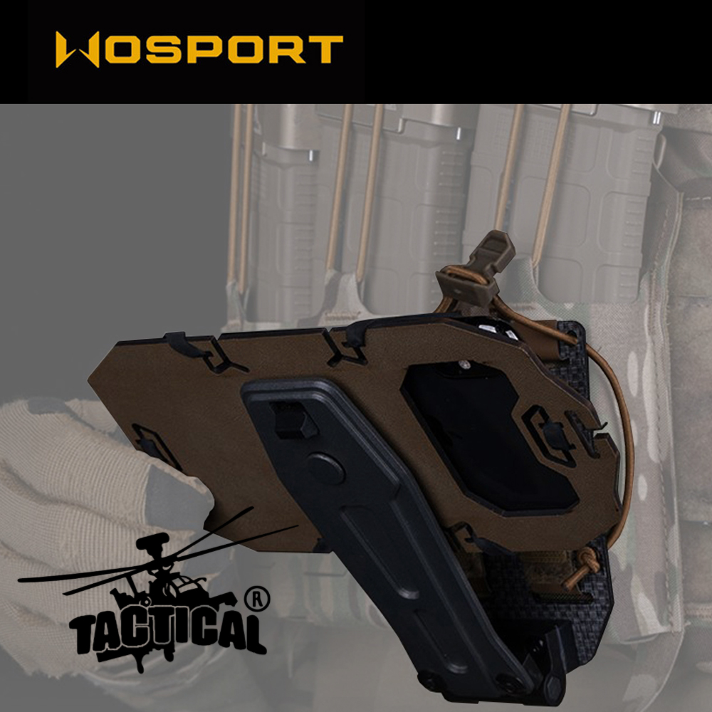 เคสโทรศัพท์ติดเสื้อเวส แบบปรับองศาได้ (Tactical Rotating Phone Holder)
