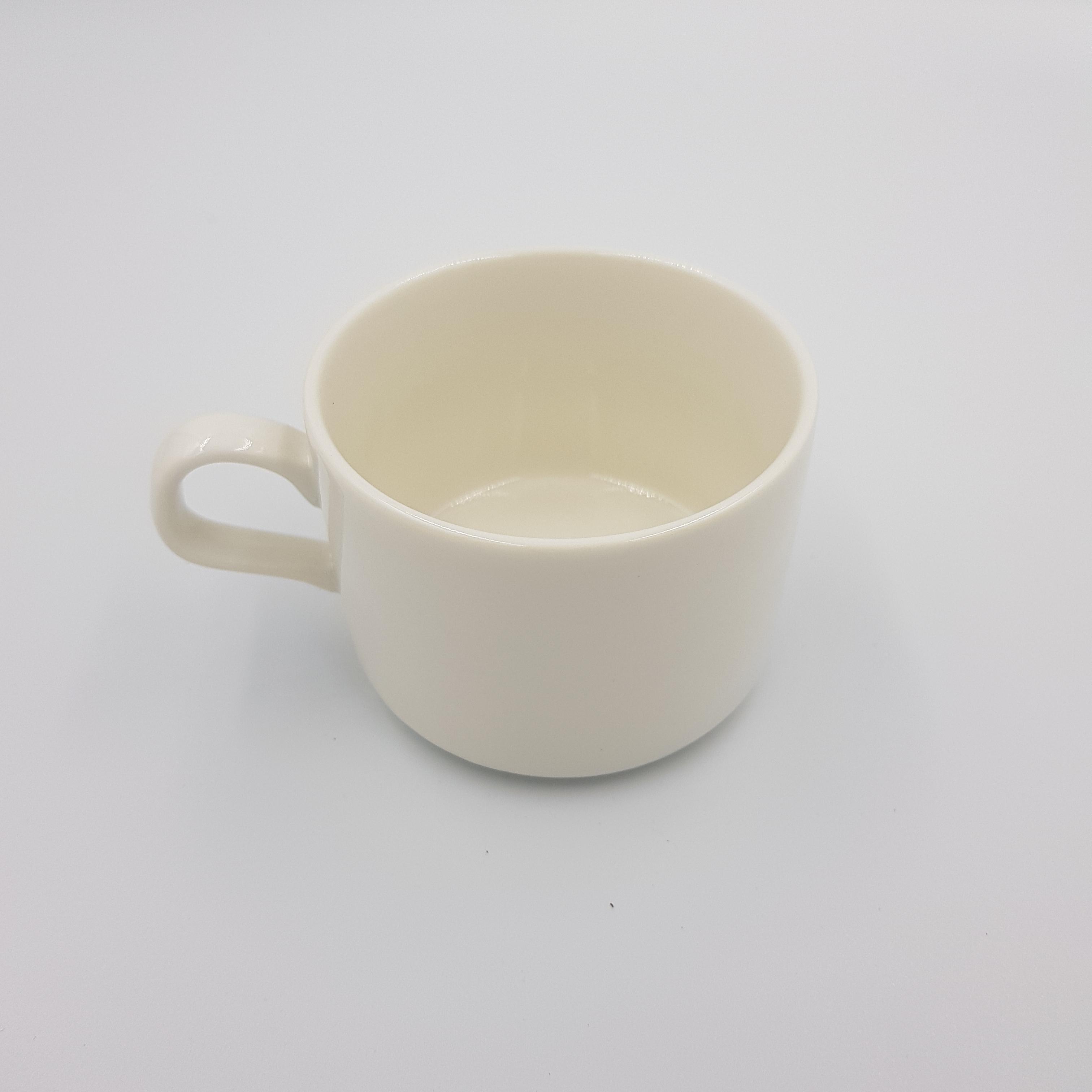 แก้วกาแฟเซรามิค 6 oz สีครีม 1610-1966