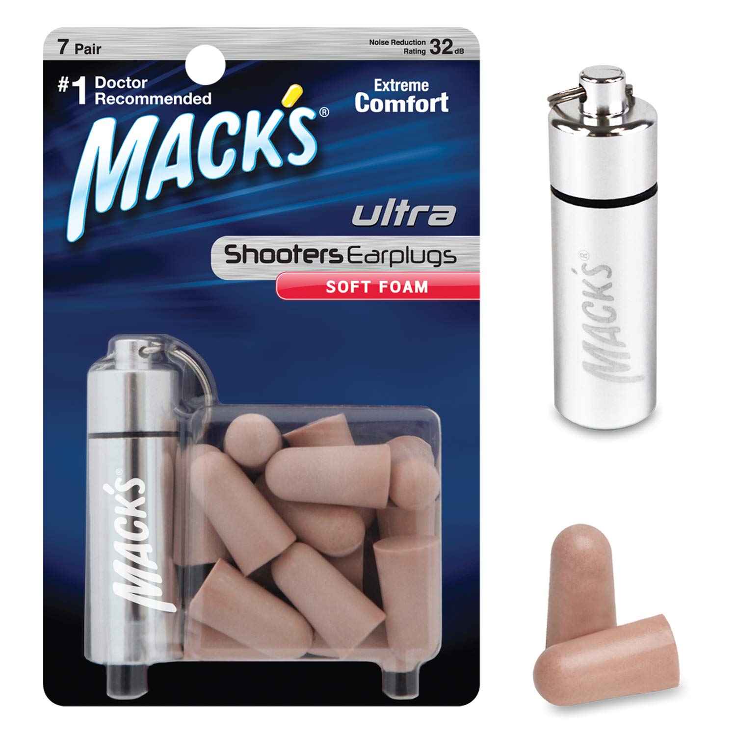Ear Plugs สำหรับยิงปืน (Soft Foam Ear Plugs)