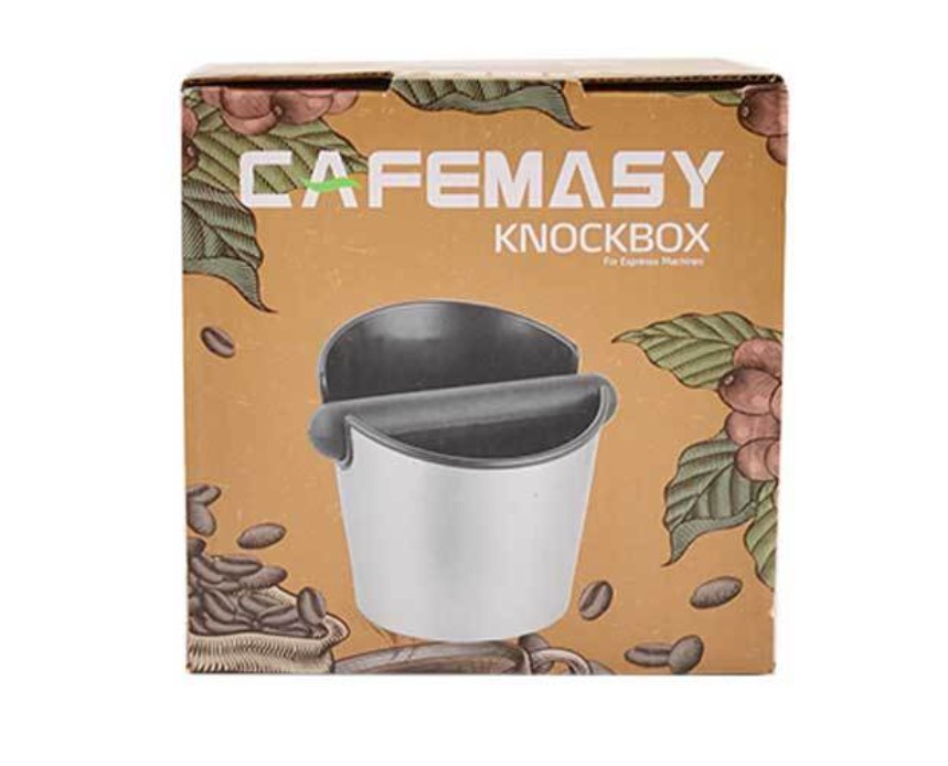 อ่างเคาะกากกาแฟสแตนเลส CAFEMASY แบบปากเปิด มินิ รหัส 1610-698