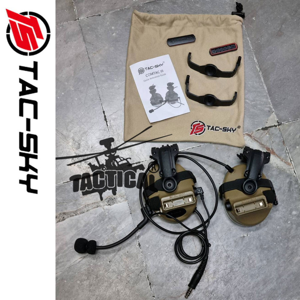 หูฟังสื่อสารตัดเสียงได้ ทรง Comtac III ยี่ห้อ Tac-Sky