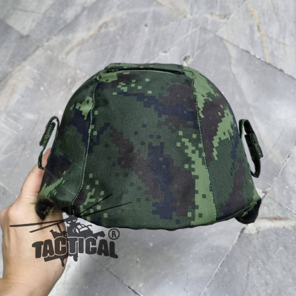 ผ้าคลุมหมวกคอบร้า มีสายรัดแว่น ช่องใส่แผนที่