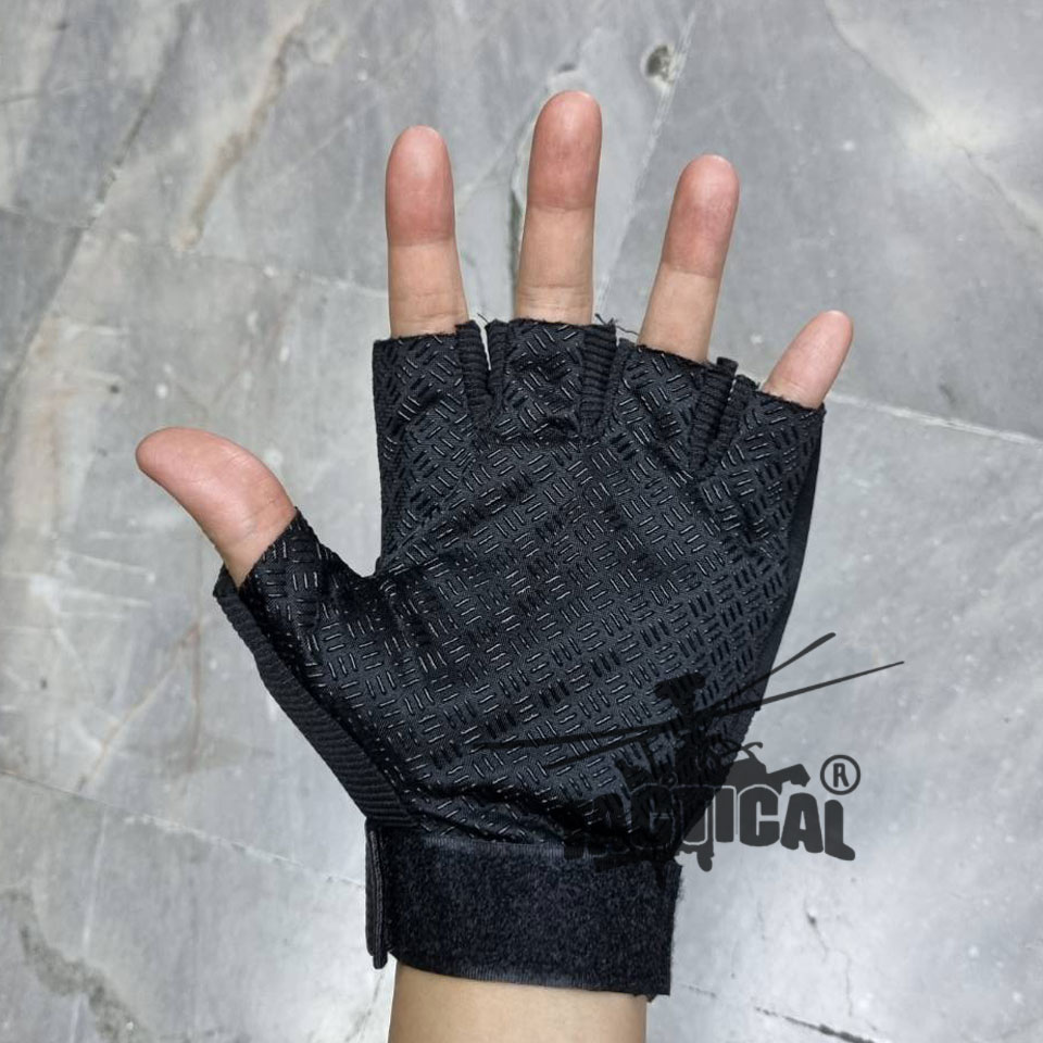 ถุงมือสนับนิ่ม ครึ่งนิ้ว (บาง)