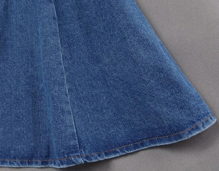 ##พร้อมส่ง## เซตคู่เสื้อยืด+กระโปรงแฟชั่นคนอ้วน เสื้อยืดสีขาวพิมพ์ลายขวดน้ำหอม กระโปรงยีนส์สียีนส์เข้ม